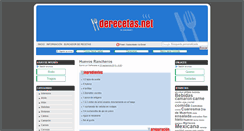 Desktop Screenshot of derecetas.net